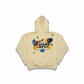 Floral Art Hoodie | Oversized Heavyweight Unisex Hoodie