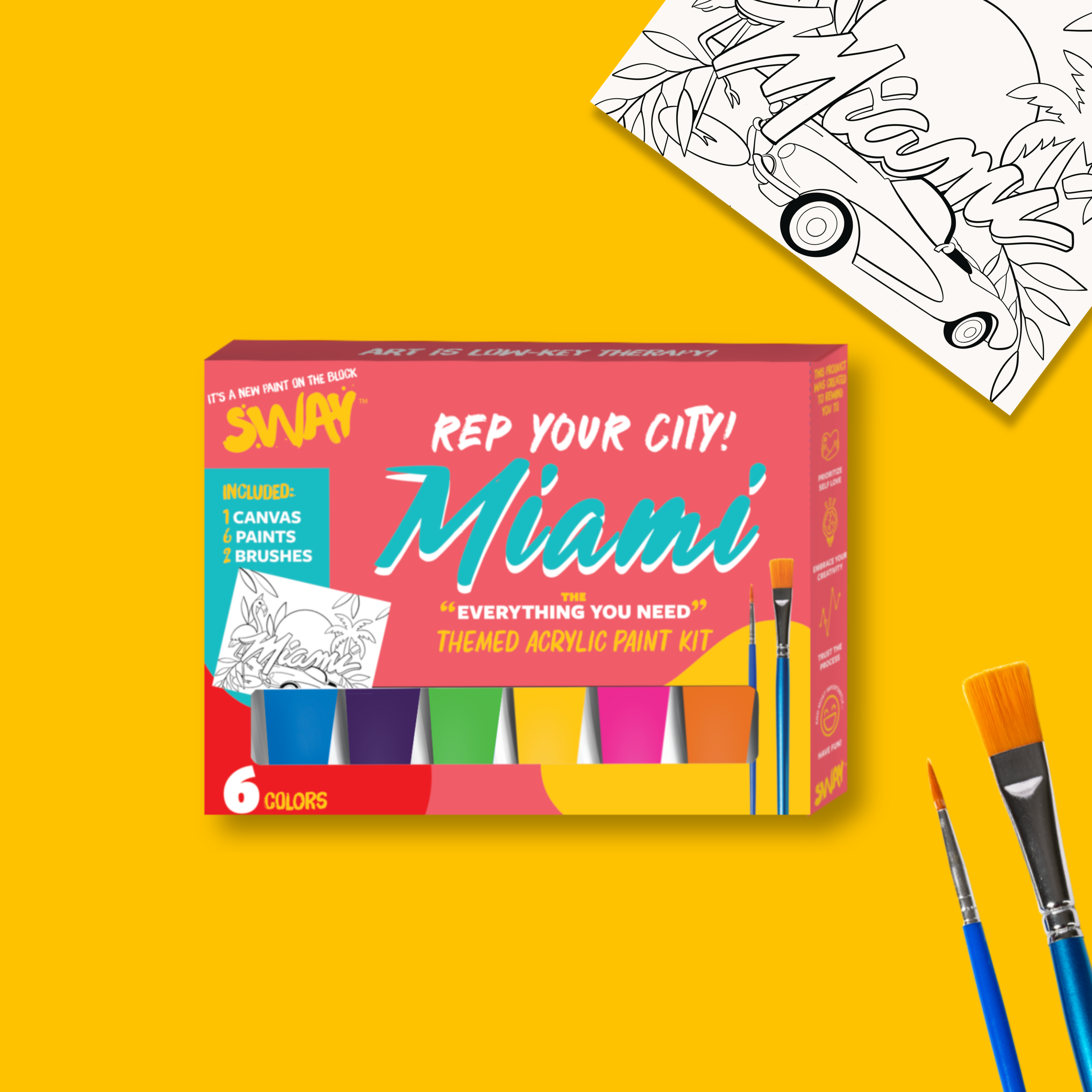 Miami- Rep Your City Paint Kit!